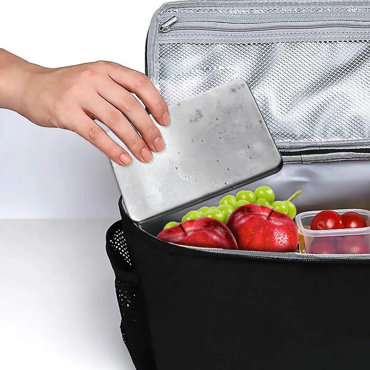Stainless Steel Lunch Boxes Ice Packs Reusable Quick Freeze Packs for Cooler Lunch Bags Long Lasting Cooling Ice Packs