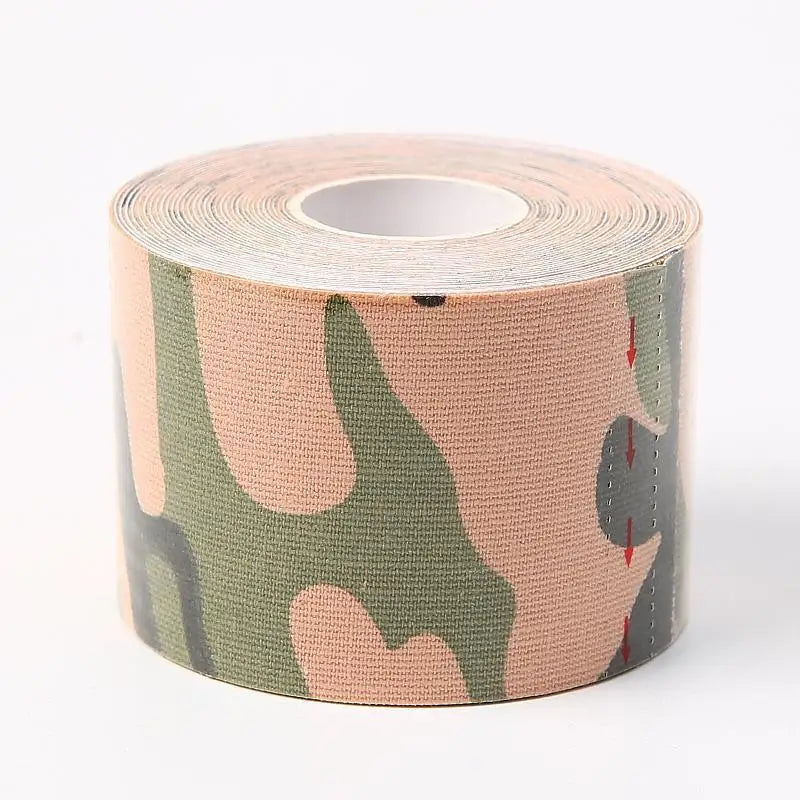 3-Color Camouflage Opp Bagged Elastic Sports Protective Tape Kinesiology Tape Muscle Tape Chest Tape Lifting Tape Bandage