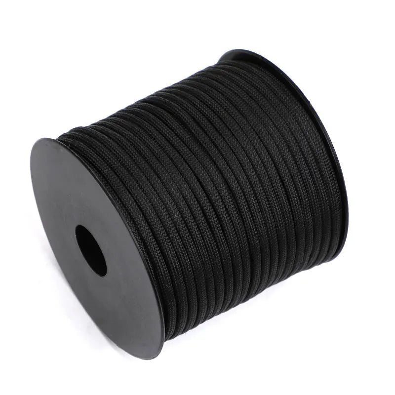 7 Strand 4mm Paracord Rope 550 Military Tactical Parachute Cord for Camping Survival Tent Lanyard DIY Bracelet Weaving Accessori