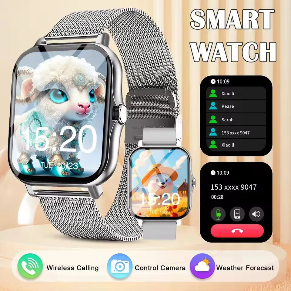2026 New Multifunctional Smart Watch Men&Women Bluetooth Connected Phone Music Fitness Sports Bracelet Sleep Monitor Watch HT30