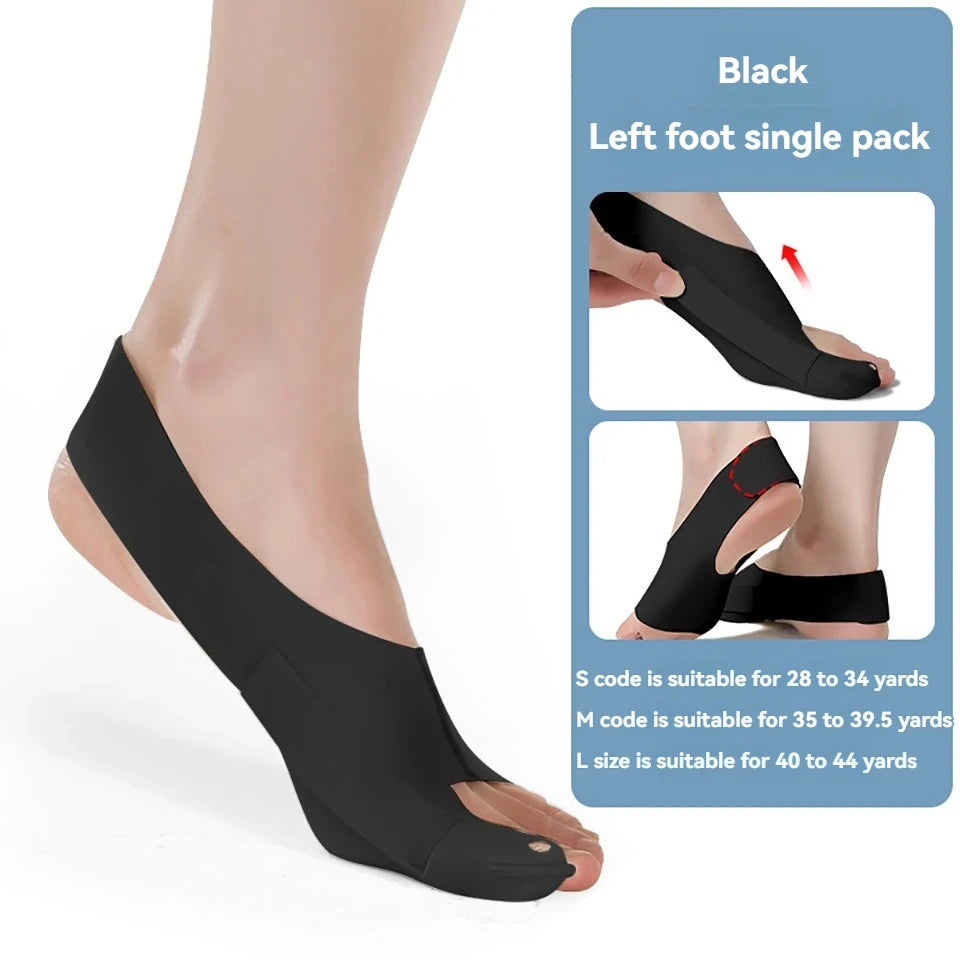 GOBYGO 1Pcs Adjustable Lightweight Toe Bunion Corrector Bigfoot Toe Separation Correction Ankle Brace Wear Shoes Ankle Sleeve