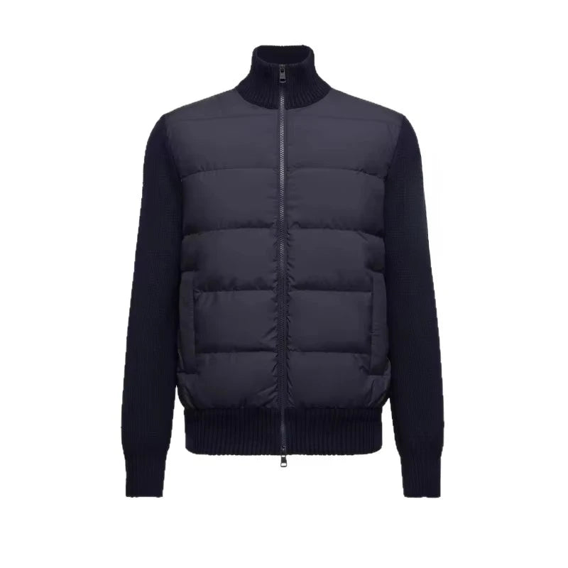 Parkas Men Thick Warm Coats Zipper Jackets Full Sleeve Stand Collar Splice Y2k Streetwear Jacket Work Coat 2026 Autumn Winter