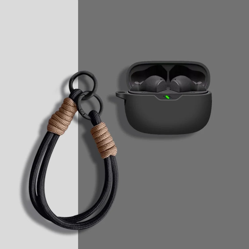 For JBL Wave 200TWS Case Solid Color Earphone Cover Fundas For Jbl Wave Beam Shell Soft Shockproof Silicone Headphone Bags