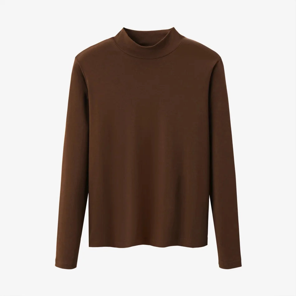 AS AW26 Velvet jumper dress with side pockets + Jersey basic mockneck