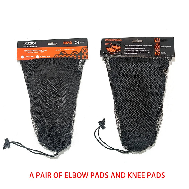 MOON-SP2 Mountain Bike Knee and Elbow Protective Gear,Cycling Outdoor Sport Protection Breathable Shock Absorption,