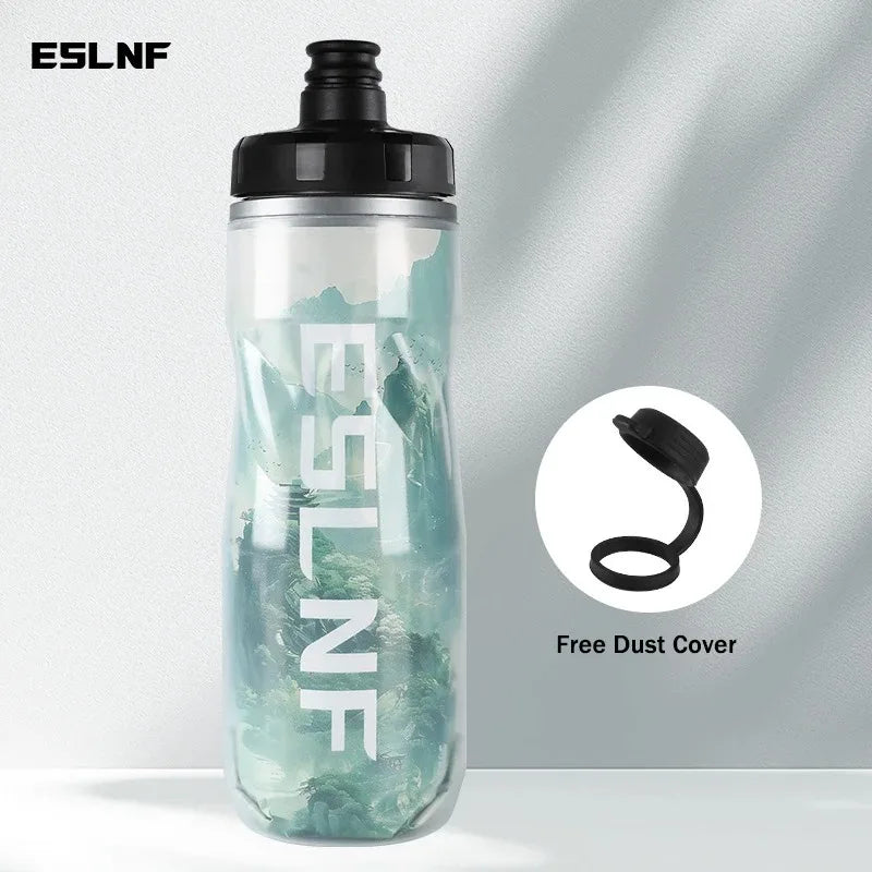 ESLNF Self-Propelled Large Capacity Water Bottle Insulated Iceberg Bike Road Bike Portable Water Cup Outdoor Cycling Equipment