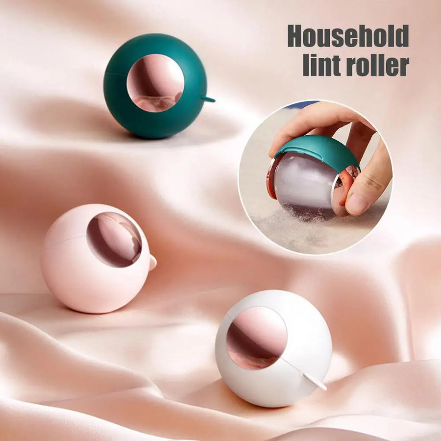 Lint Roller Extra Sticky Reusable Pet Hair Remover Ergonomic Handle Mini Size Washable Design Lint Remover