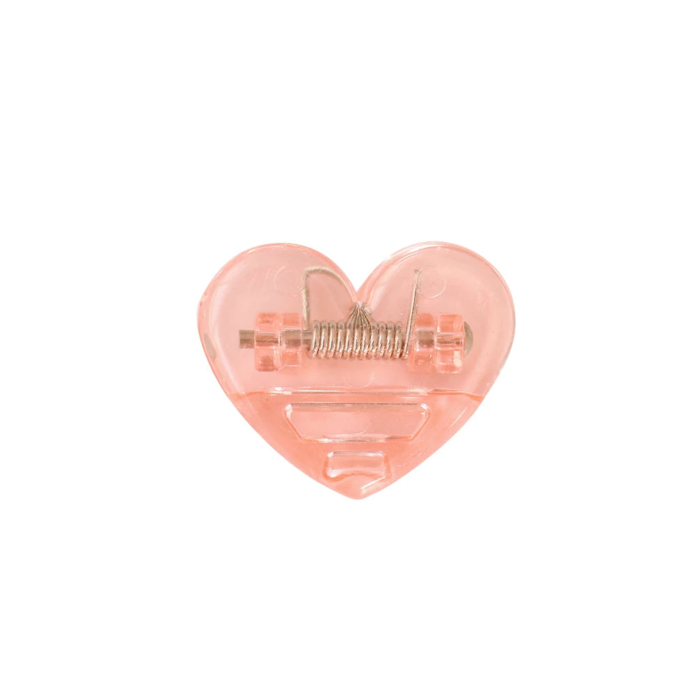 Kawaii 10pcs heart Clips File Paper Clips File Index Photo Clamp Page Holder Korean Stationery Office Desk Organizer