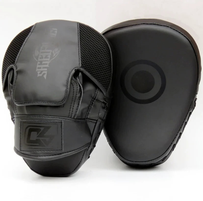 Boxing Pads for Men, Women,& Kids, Leather Focus Mitts for Martial Arts, Boxing Training,Curved Punch Mitts for Karate