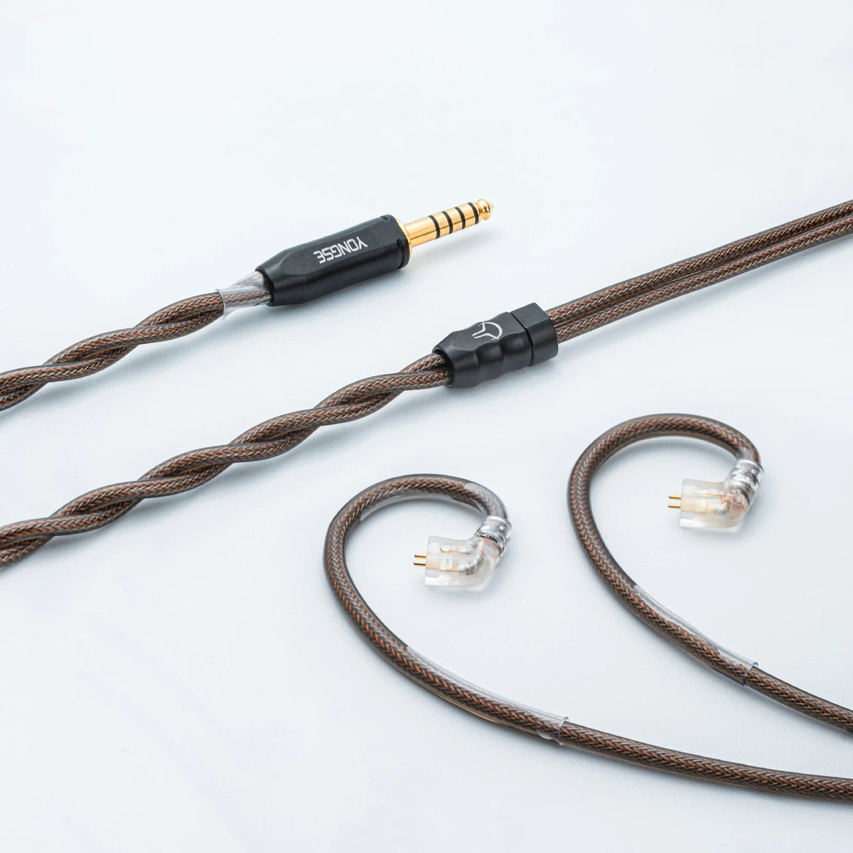 YONGSE Mech-X Cable Silver-plated Single Crystal Copper + Graphene Shielding Earphone Cable