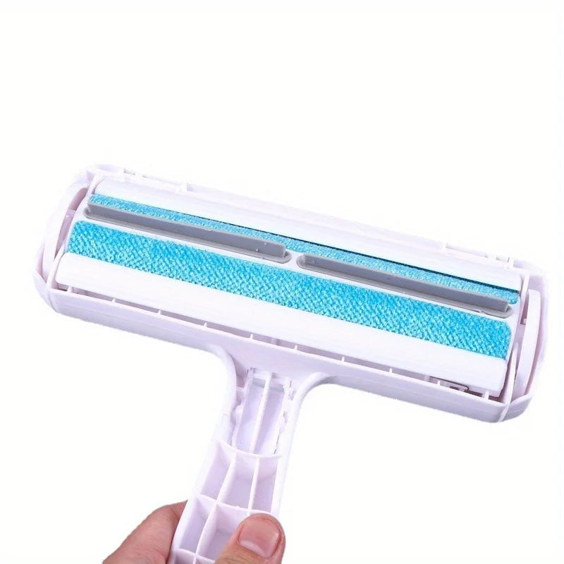 1pc Pet hair remover roller hair adhesive dog brush can be washed with water to remove floating hair adhesive brush