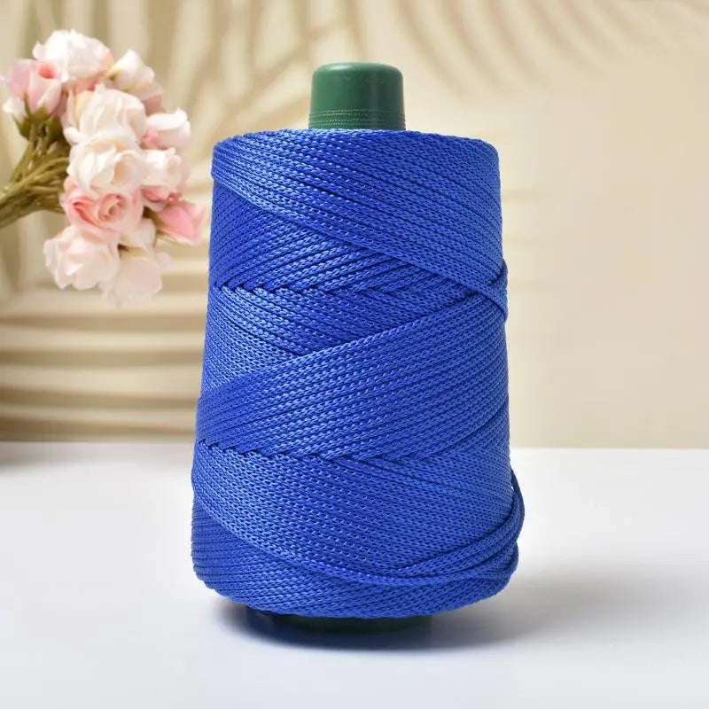 1PC 3mm-180m-250g  Crochet Lightweight Cord Hollow Yarn, For Crocheting Summer Sun Hats, Bags, Crafts, And Christmas Decorations