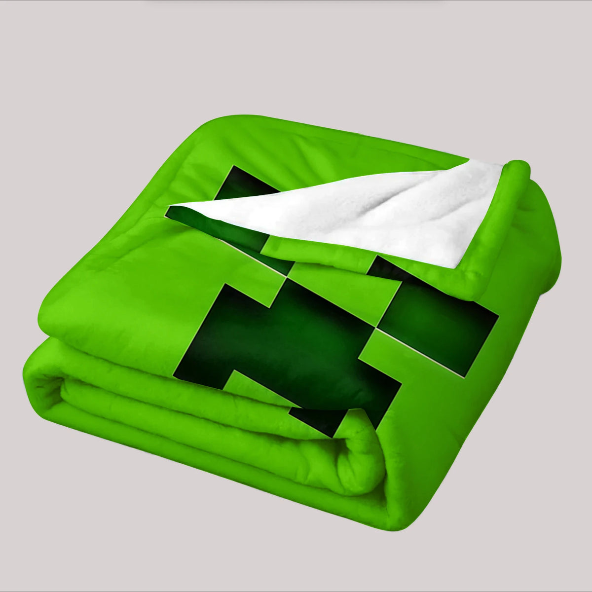 C-Creeper Lightweight Microfiber Soft Christmas Fleece Blanket Warm Cozy Throw for Bed Sofa Office Travel All Season