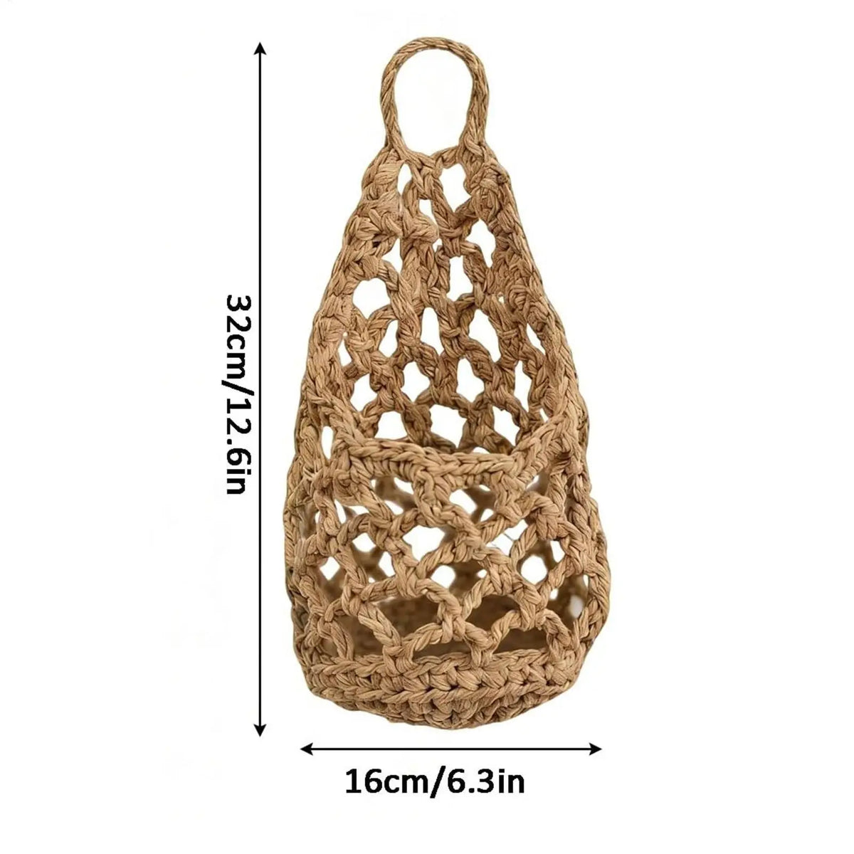 Macrame Wall Plant Hanger for Flower Pot, Space Saving Storage Home Decor Plant Holder Wall Stand  Indoor Bedroom Living Room