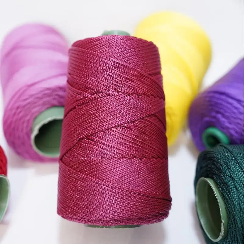 1PC 3mm-180m-250g  Crochet Lightweight Cord Hollow Yarn, For Crocheting Summer Sun Hats, Bags, Crafts, And Christmas Decorations