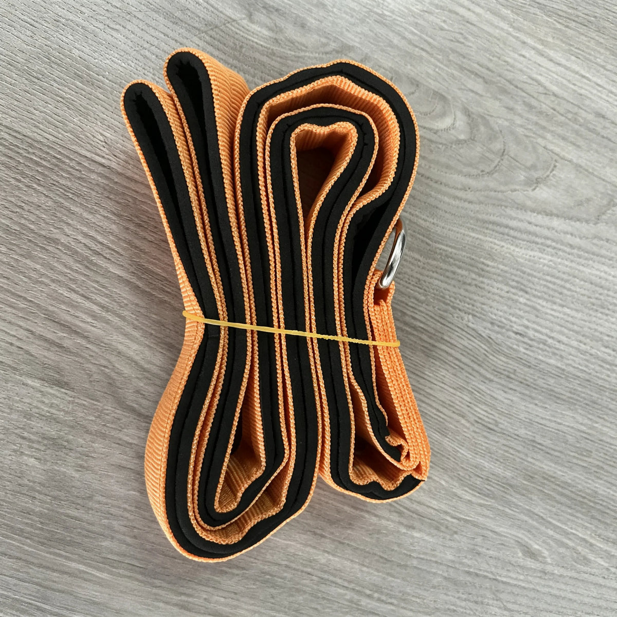 6-Ring Tricep Rope Connecting Handle, Heavy Duty Adjustable Length Fitness Training Strap for Push Ups, Sit Ups, Home Gym Streng