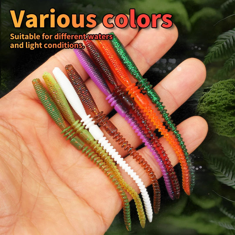 SUPERCONTINENT  Cruel Leech soft fishing lure 100mm/1.2g LURKER UV Worms Bait Soft Silicone Fishing Lure Bass Fishing