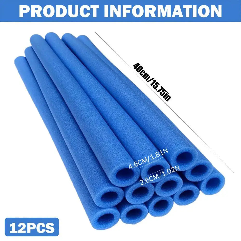 12Pcs 40cm Trampoline Pole Foam Sleeves Trampoline Pole Covers Protective Replacement Part Tube Padding Canopy Accessories