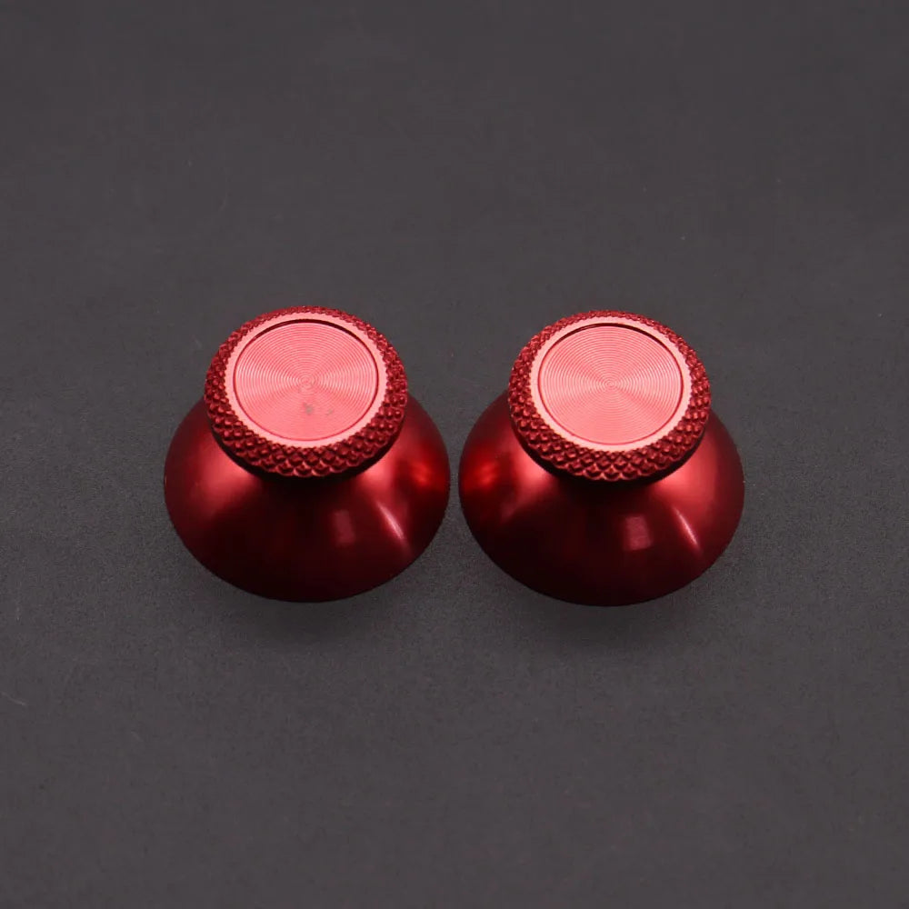 2PCS Metal Analog Joystick Thumb Stick Grip Cap Replacement Parts for PS5 Controller Thumbstick Replacement