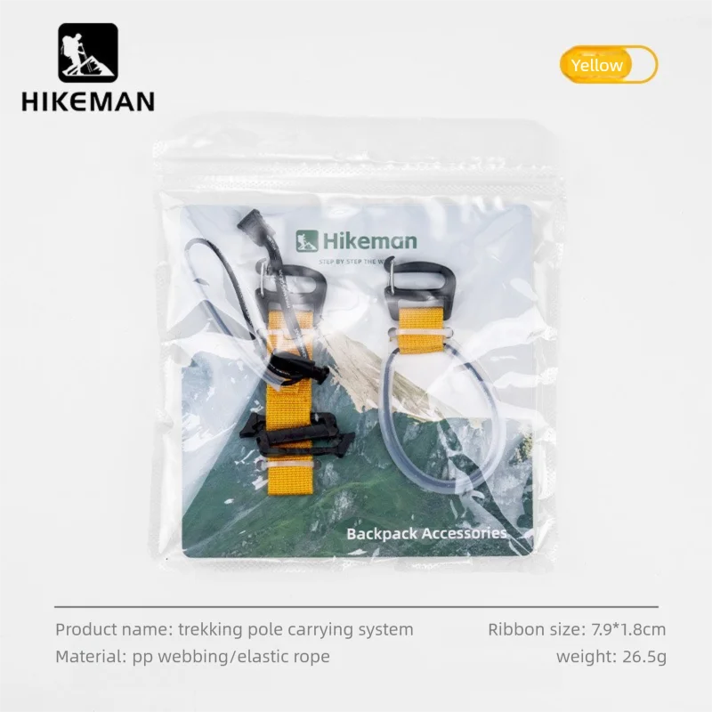 Hiking Pole Fixing Strap Backpack Accessory Easy Elastic Loop Quick Install No Disassembly Outdoor Camping Trekking Pole Holder