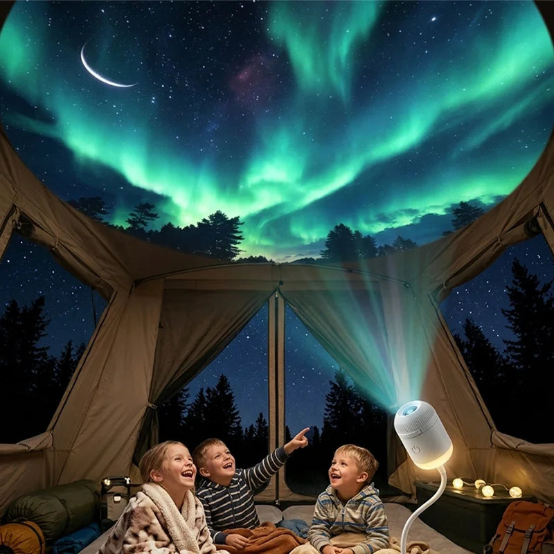 2026 Mini Star Projector Decor for Bedroom 2 in 1 Galaxy Shining Lamp USB Atmosphere Lamp for Home Car Decor Special Gift