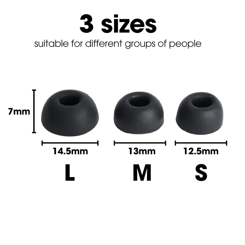 Soft Silicone Eartips for Huawei FreeBuds 4i/5i Earbuds Earphone Earplug Cover L M S Size Headphone Ear Tips for FreeBuds 5i