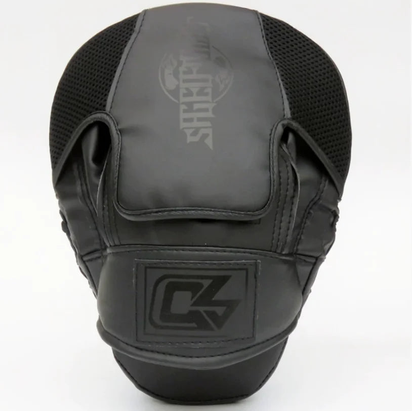 Boxing Pads for Men, Women,& Kids, Leather Focus Mitts for Martial Arts, Boxing Training,Curved Punch Mitts for Karate