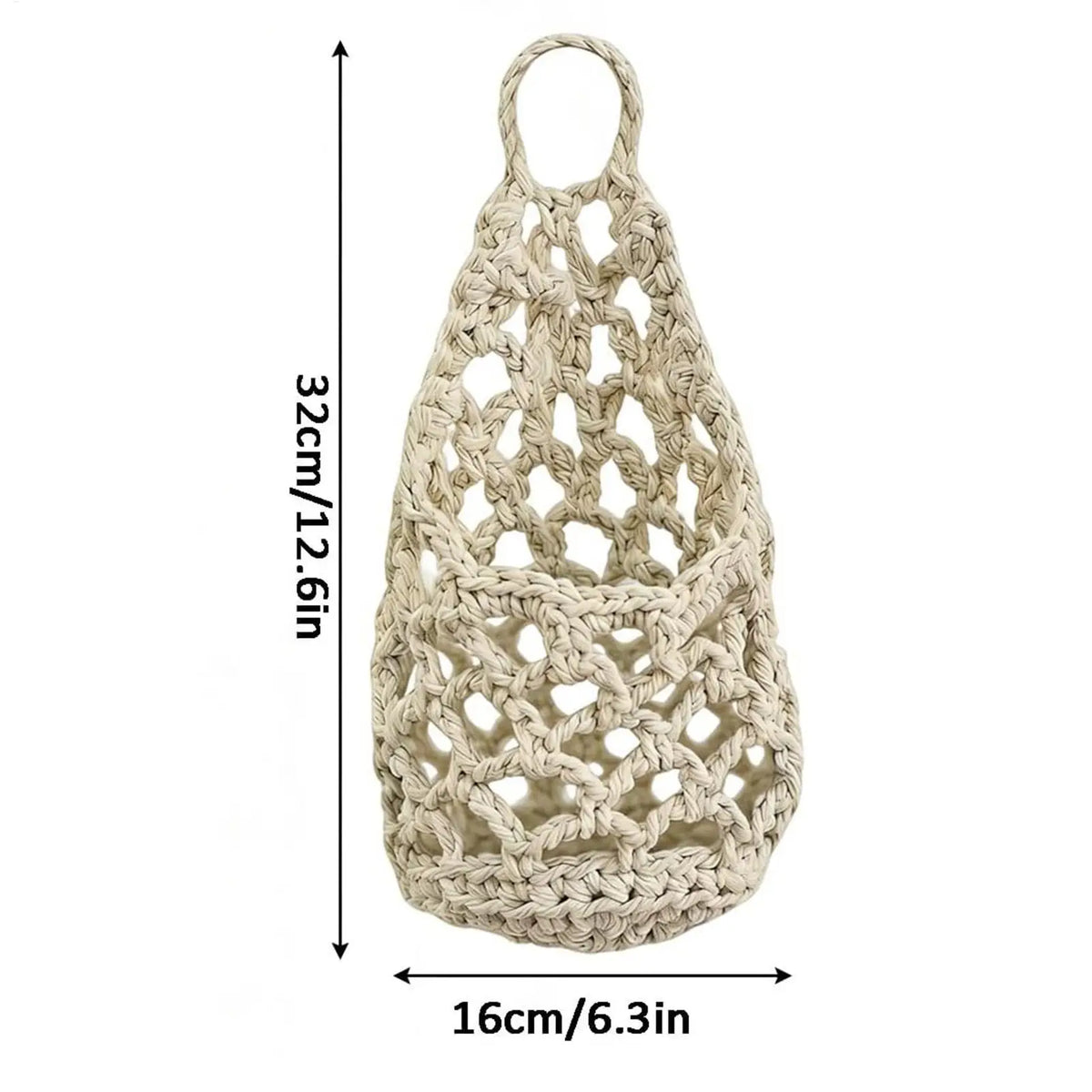 Macrame Wall Plant Hanger for Flower Pot, Space Saving Storage Home Decor Plant Holder Wall Stand  Indoor Bedroom Living Room