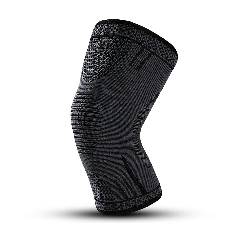 Elastic Knit Knee Support Brace Compression Knee Sleeve for Running Basketball Gym