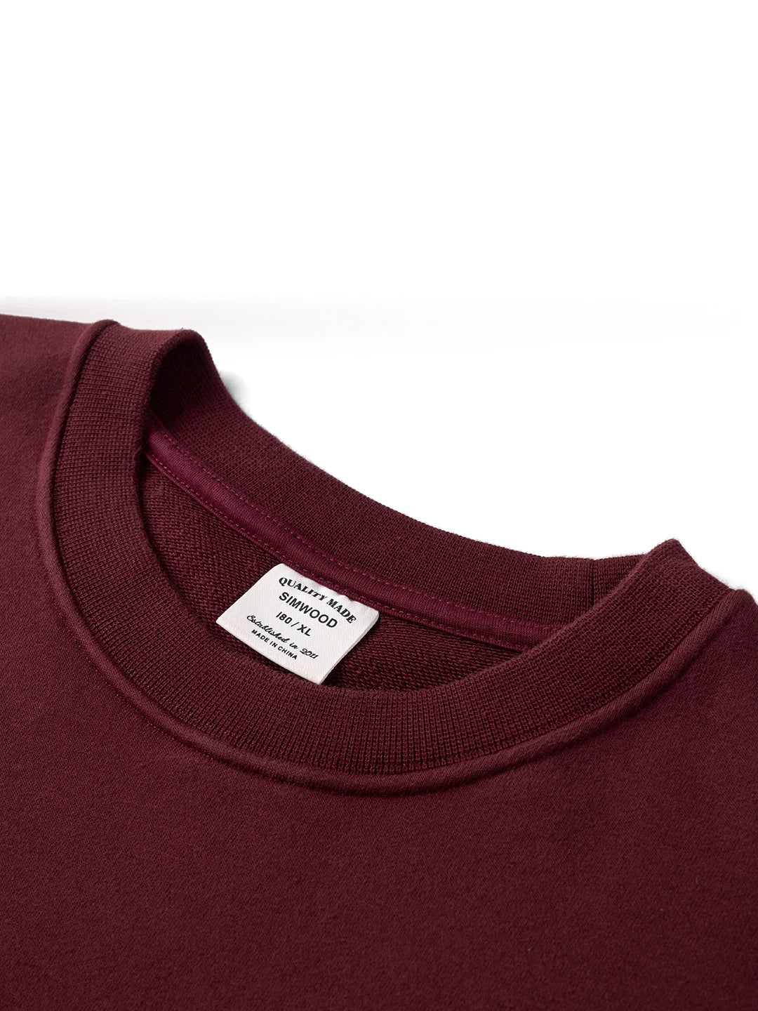 SIMWOOD 2026 Spring New【Short Length Oversize】360gsm Fabric Year of the Horse Chinese Zodiac Graphic Crewneck Sweatshirt Men
