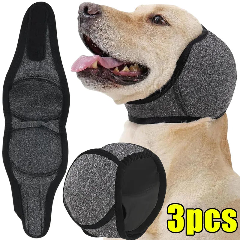 S/M/L Adjustable Earmuffs Quiet Ears Dogs Swimming Comfort Calming Hoodie Ear Covers Relief Wraps Isolate Noise Protection