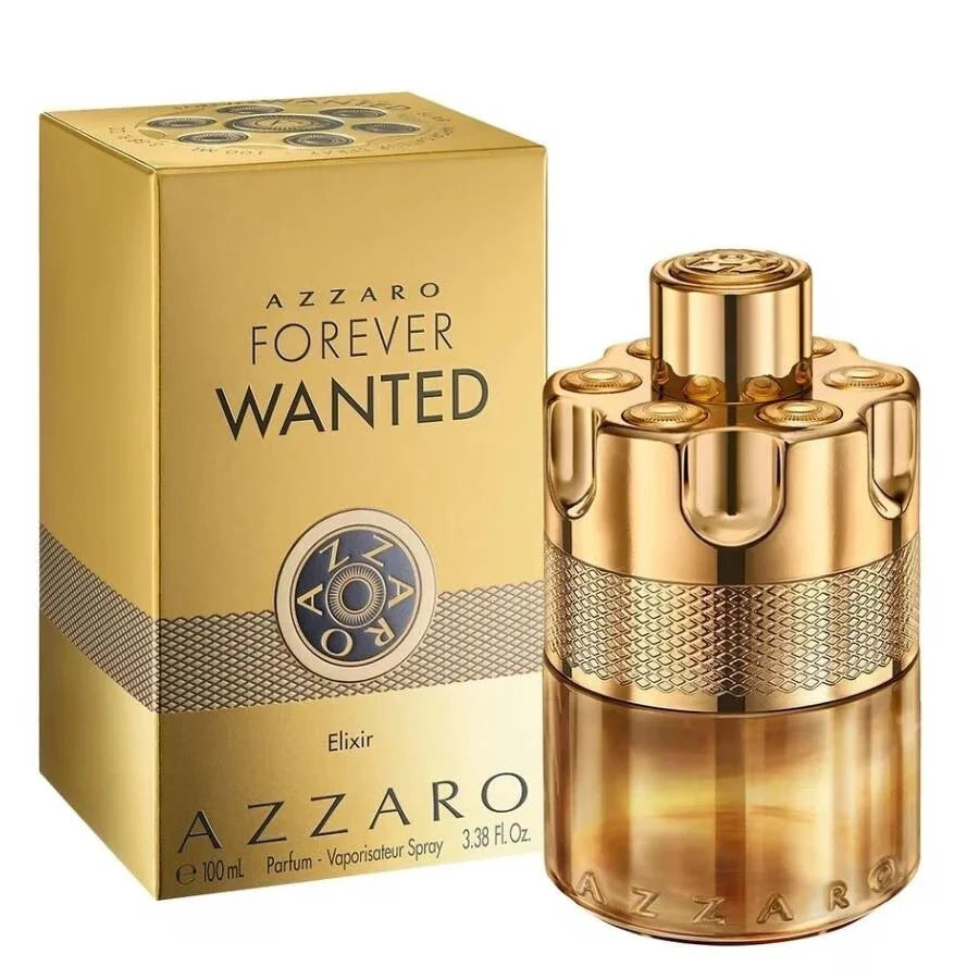 Azzaro Forever Wanted Elixir and Azzaro The Most Wanted - Warm Spicy Cologne Fragrance with Raspberry, Cardamom & Leather Accord - 12 Hour Long Lasting - Sophisticated Best For Date Night Tail Notes of Vanilla, Amber, and ced