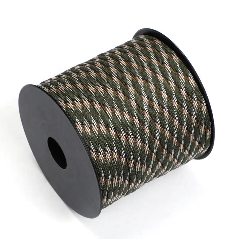 7 Strand 4mm Paracord Rope 550 Military Tactical Parachute Cord for Camping Survival Tent Lanyard DIY Bracelet Weaving Accessori